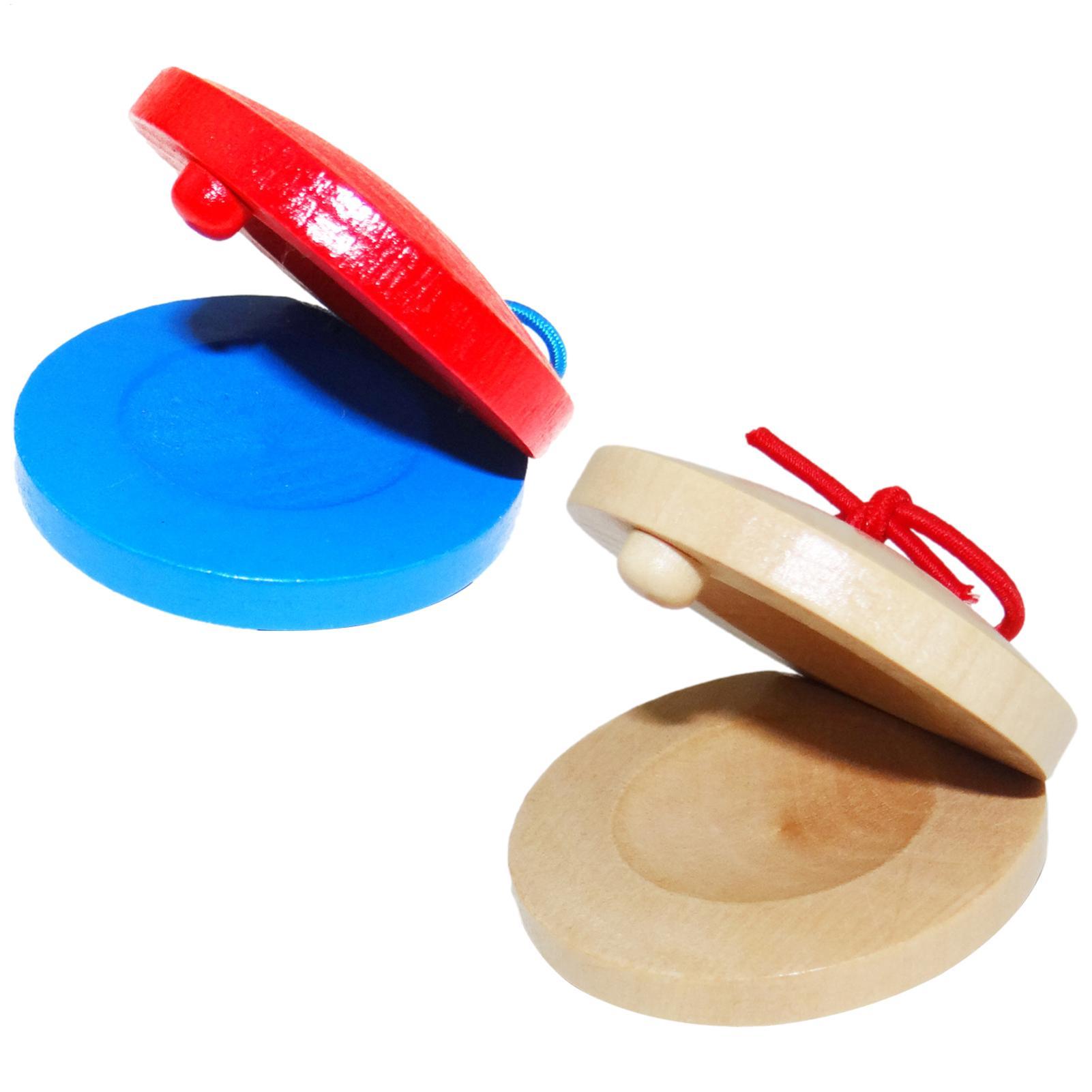 Musical Instrument For Toddlers - Holz-Kastagnetten Kinder-Musikinstrumente Langlebige Kleine Finger-Kastagnetten Pädagogisches