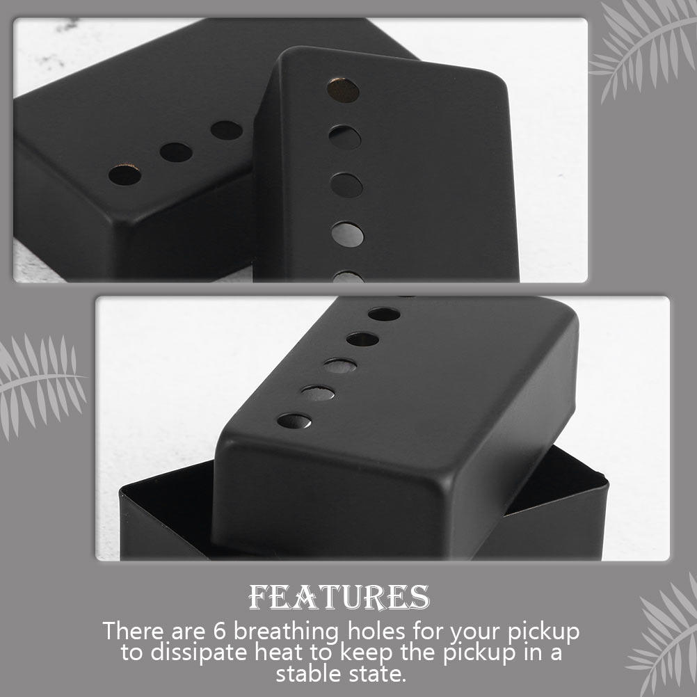 Musical Instrument Guitar - Humbucker-Tonabnehmerabdeckung aus Kupfer mit 6 Luftlöchern,