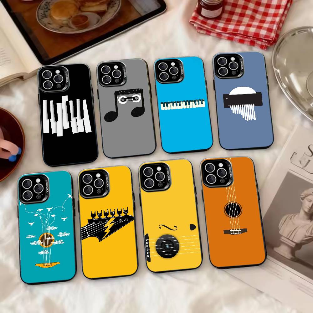 Musical Instrument Quotes - Minimalistische Flache Musikinstrument-Handyhülle für iPhone 17,