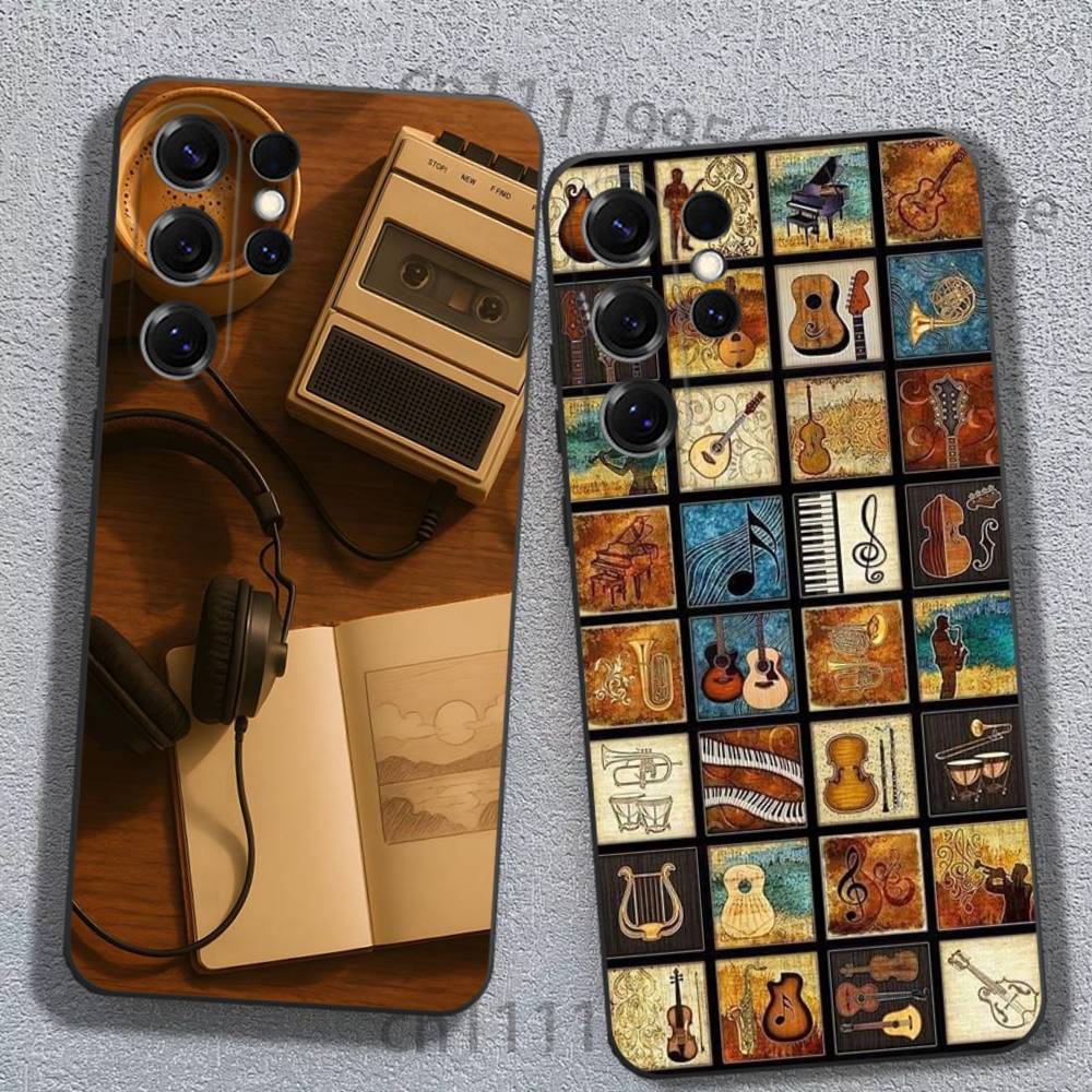 Musical Instrument Quotes - Handyhülle mit Musikinstrumenten-Motiv für Samsung S22,
