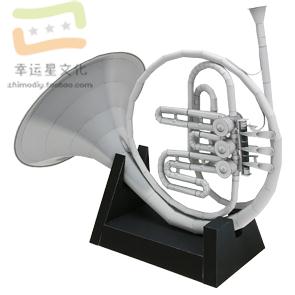 Musikinstrument Horn 3D Papier – Musical Instrument Horn Bewertung und Preis