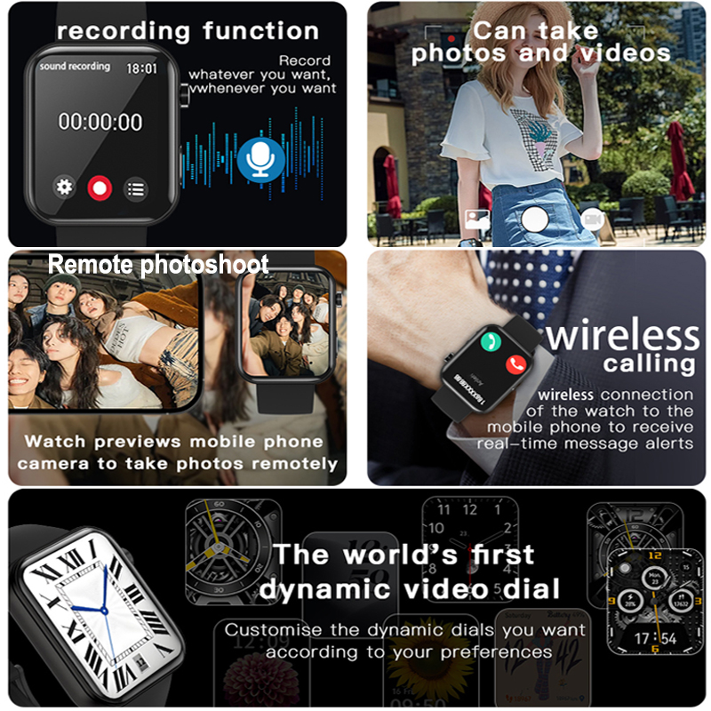 Neue Kamera-Smartwatch für Män – Musical Instrument Craft Bewertung und Preis