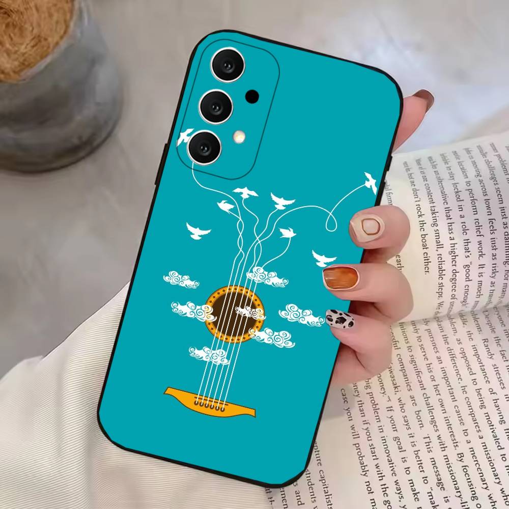 Minimalistische flache Handyhü – Musical Instrument Quotes Bewertung und Preis