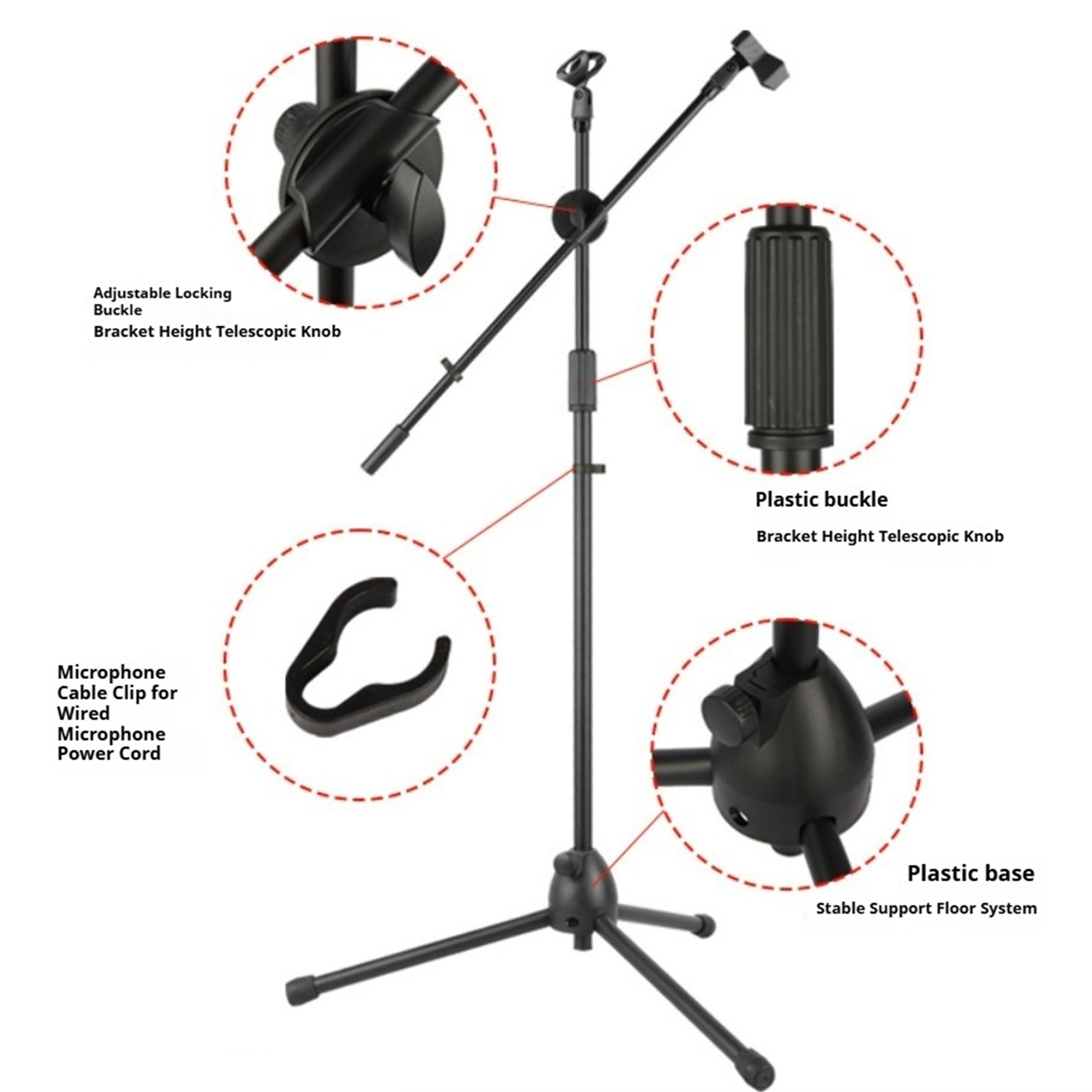 Performance-Mikrofon-Bodenstän – Musical Instrument Craft Bewertung und Preis