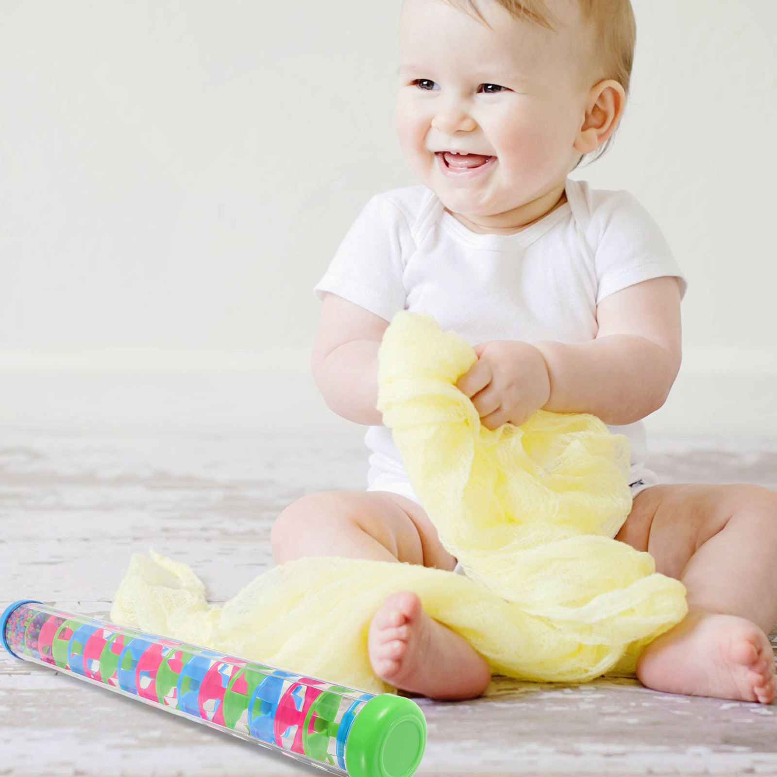 2 Stück Regenstöcke, spiralför – Musical Instrument For Toddlers Bewertung und Preis